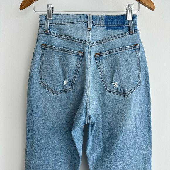 Abercrombie & Fitch Jeans Womens 26 x 30 90s Straight Ultra High Rise Curve Love - Picture 9 of 12